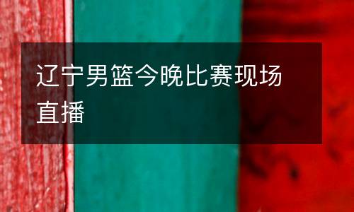 遼寧男籃今晚比賽現場直播